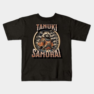 Tanuki Samurai Kids T-Shirt